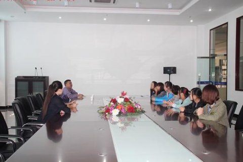 招生就业办赴先特公司回访